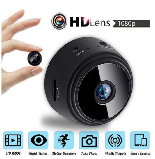 Mini Caméra De Surveillance - A9 - 1080P - Wifi - P2P - Noir